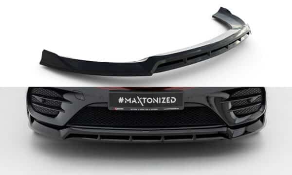 MAXTON DESIGN - Spoiler pod predný nárazník V.6  Mercedes-Benz V-Class AMG-Line W447 Facelift, Čierny lesk