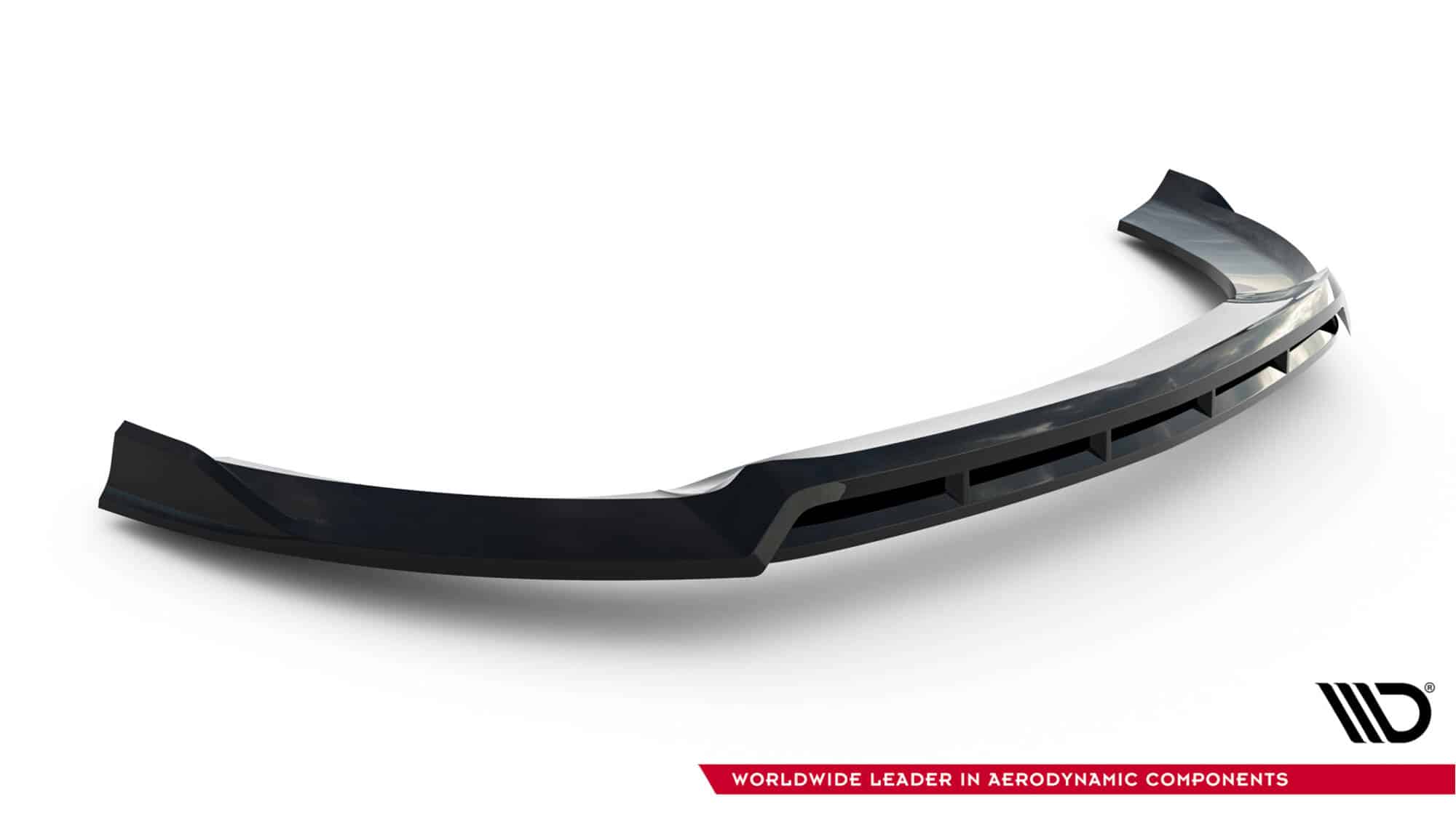 MAXTON DESIGN - Spoiler pod predný nárazník V.6 Mercedes-Benz V-Class AMG-Line W447 Facelift, Čierny lesk – Obrázok 4