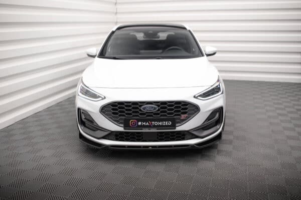 MAXTON DESIGN - Spoiler pod predný nárazník V.7 Ford Focus ST / ST-Line Mk4 Facelift, Čierny lesk – Obrázok 2
