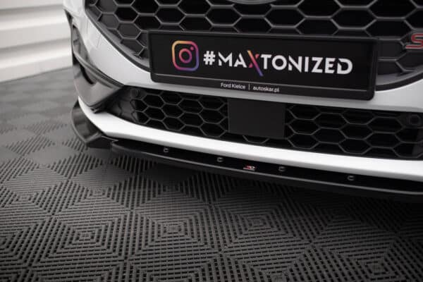 MAXTON DESIGN - Spoiler pod predný nárazník V.7 Ford Focus ST / ST-Line Mk4 Facelift, Čierny lesk – Obrázok 4