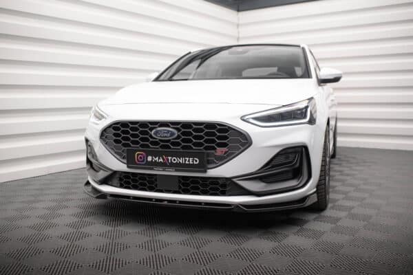 MAXTON DESIGN - Spoiler pod predný nárazník V.7 Ford Focus ST / ST-Line Mk4 Facelift, Čierny lesk – Obrázok 3