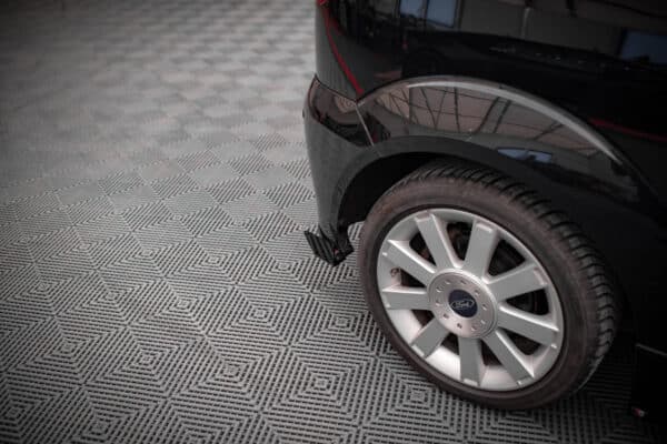 MAXTON DESIGN - Street Pro Bočné Splitre zadného nárazníka Ford Fiesta ST Mk6, Čierna Lesklá – Obrázok 2