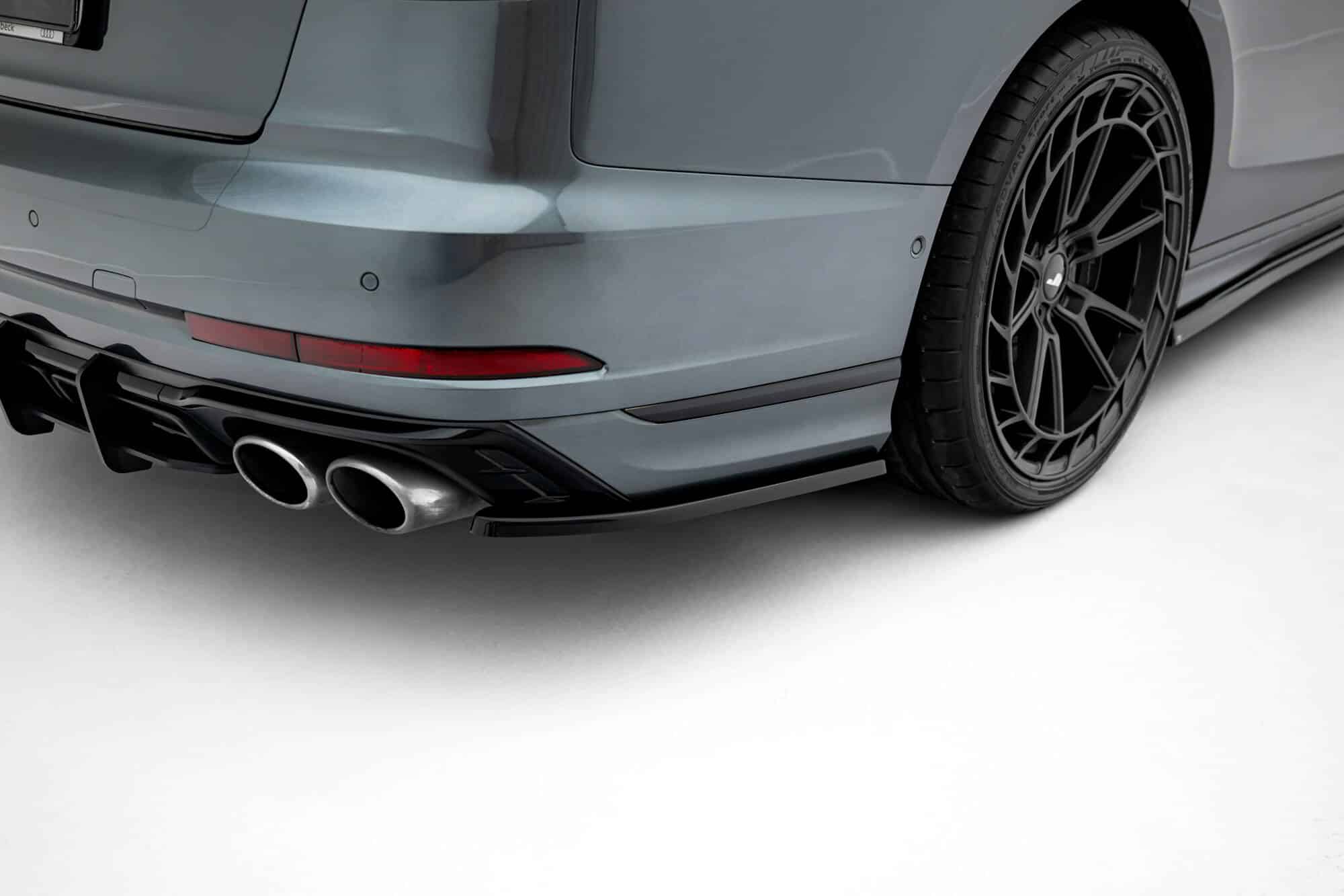 MAXTON DESIGN - Bočné spojlere zadného nárazníka Audi S8 / A8 S-Line D5 Facelift, Čierny lesk – Obrázok 5