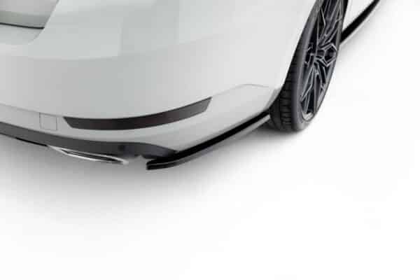 MAXTON DESIGN - Bočné spojlere zadného nárazníka V.2 Skoda Superb Liftback / Combi Mk3 , Čierny lesk – Obrázok 6