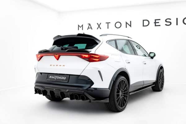 MAXTON DESIGN - Bočné spojlere zadného nárazníka V.4 Cupra Formentor Mk1 Facelift, Čierny lesk – Obrázok 3