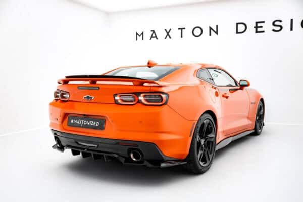 MAXTON DESIGN - Spoiler pod zadný nárazník  Chevrolet Camaro SS Mk6 Facelift, Čierny lesk – Obrázok 5