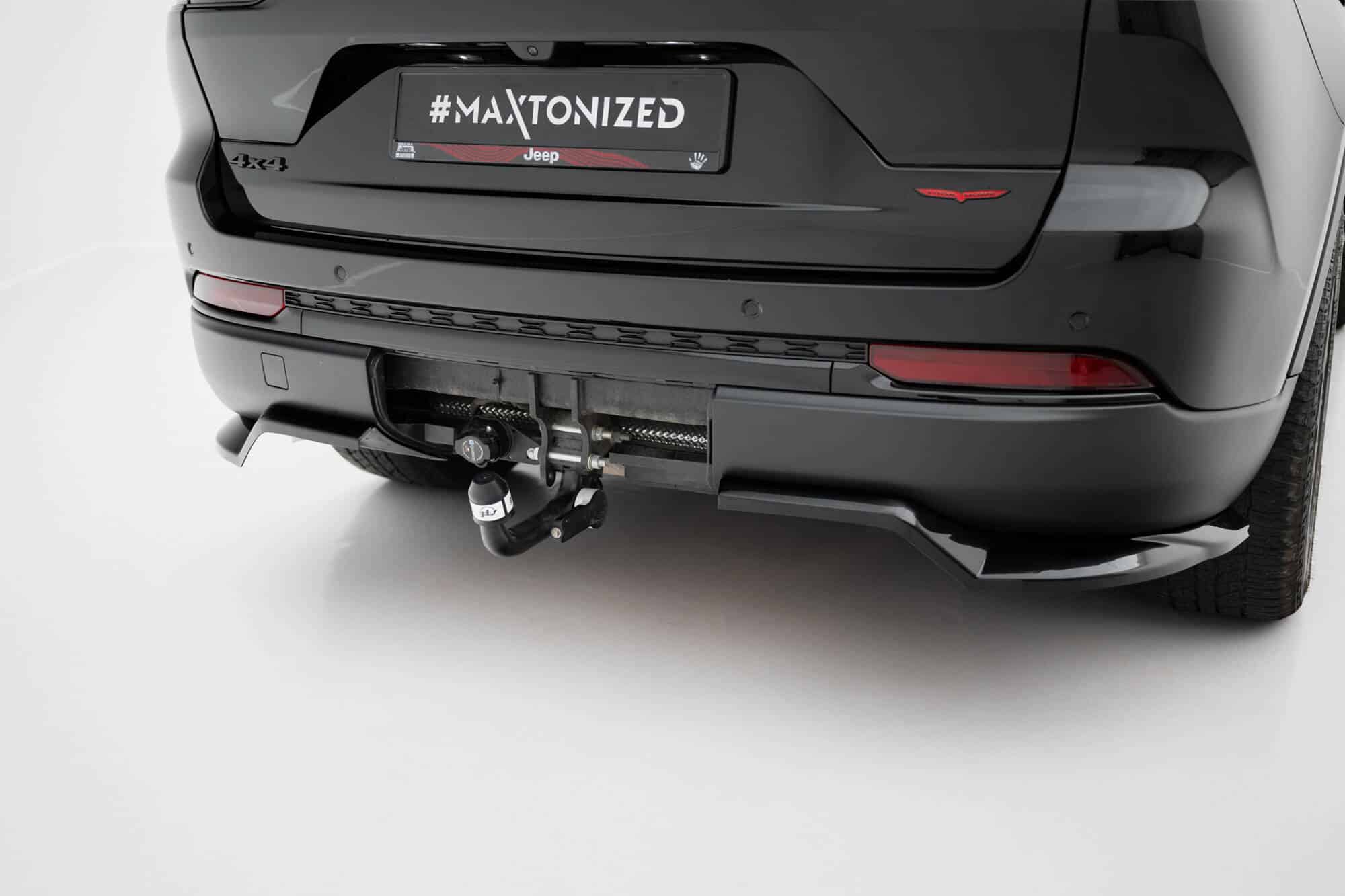 MAXTON DESIGN - Spoiler pod zadný nárazník Jeep Grand Cherokee Trailhawk Mk5, Čierny lesk – Obrázok 2