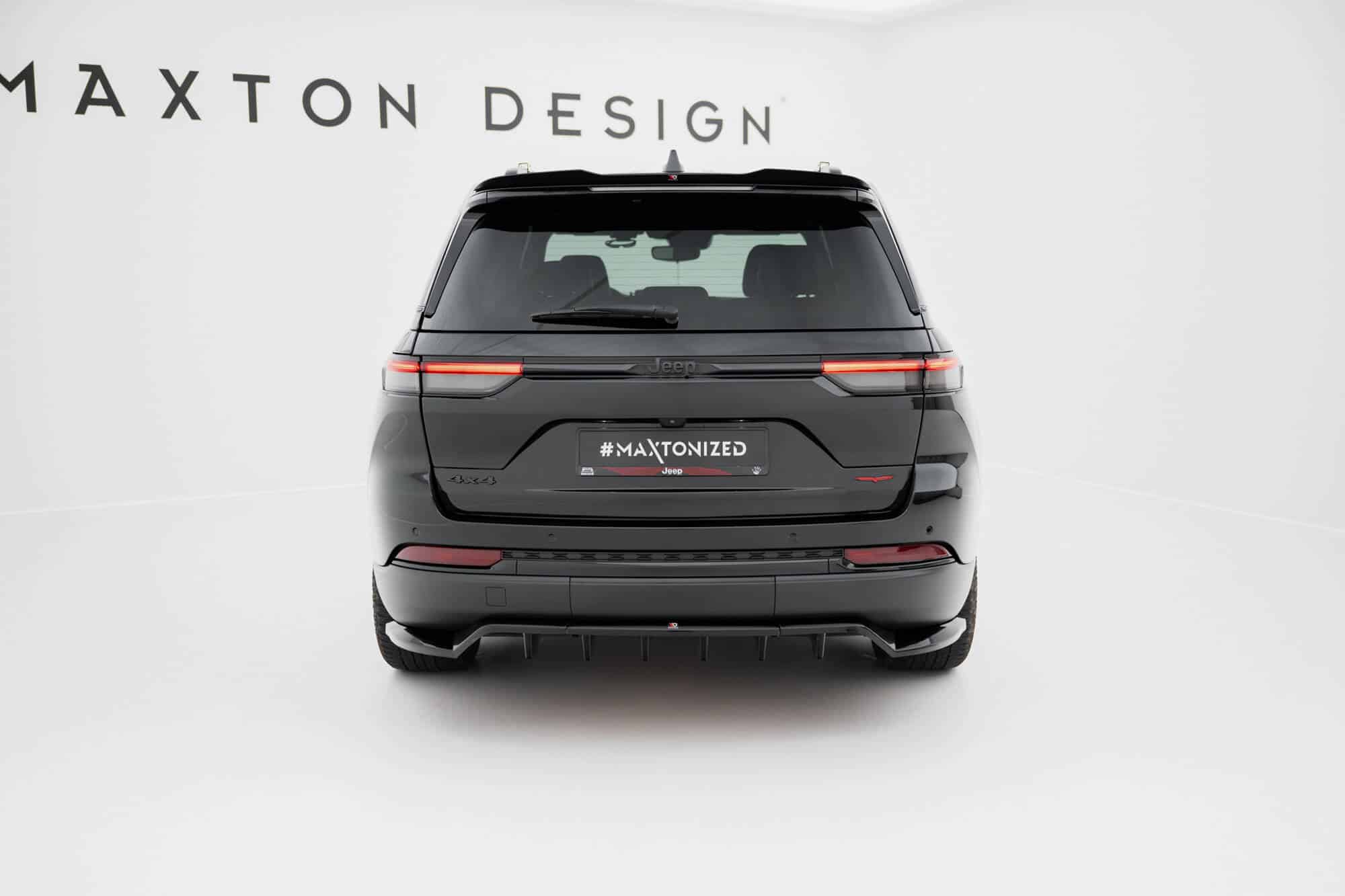 MAXTON DESIGN - Spoiler pod zadný nárazník Jeep Grand Cherokee Trailhawk Mk5, Čierny lesk – Obrázok 4