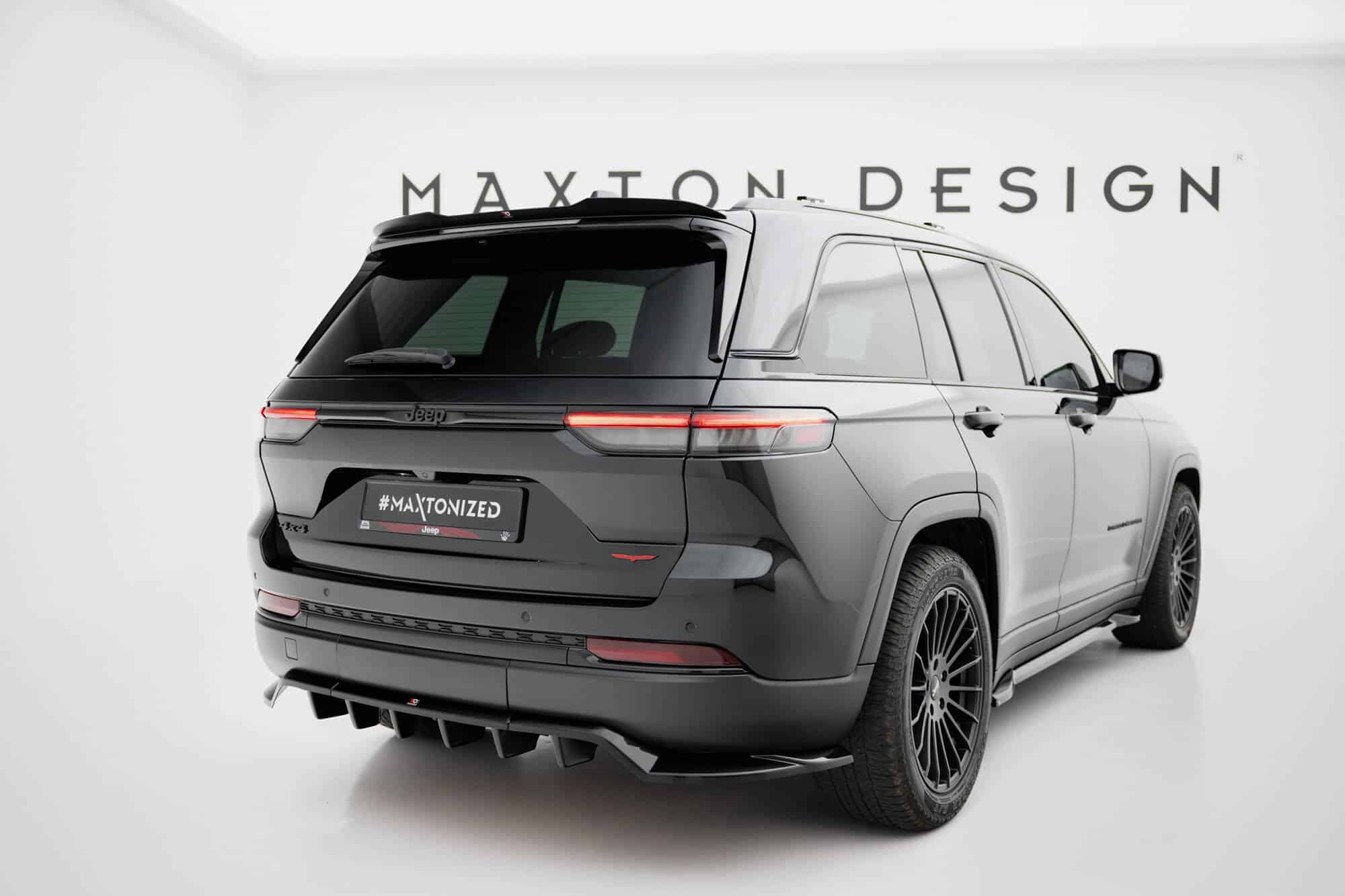 MAXTON DESIGN - Spoiler pod zadný nárazník Jeep Grand Cherokee Trailhawk Mk5, Čierny lesk – Obrázok 5