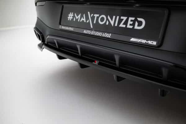 MAXTON DESIGN - Spoiler pod zadný nárazník Mercedes-Benz CLE AMG-Line C236, Čierny lesk – Obrázok 4