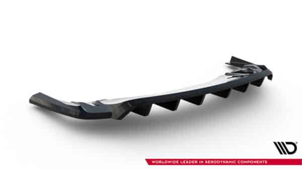 MAXTON DESIGN - Spoiler pod zadný nárazník Porsche Taycan Turbo S Mk1, Čierny lesk – Obrázok 4