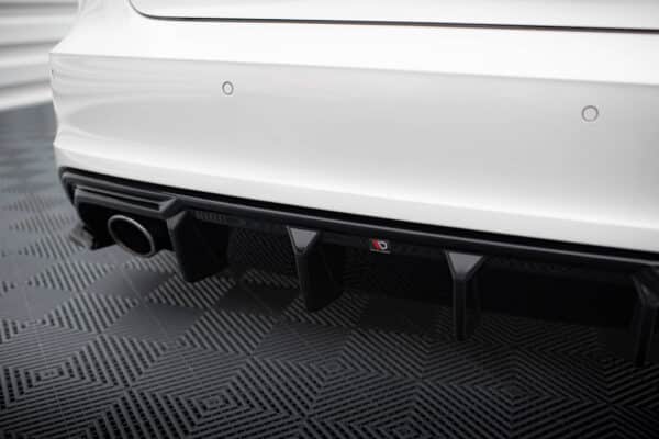 MAXTON DESIGN - Difúzor zadného nárazníka Audi A3 S-Line Sportback 8V, Čierny lesk – Obrázok 6