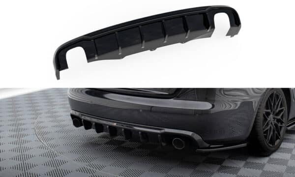 MAXTON DESIGN - Difúzor zadného nárazníka ,Audi A4 B8 Facelift, Čierny lesk