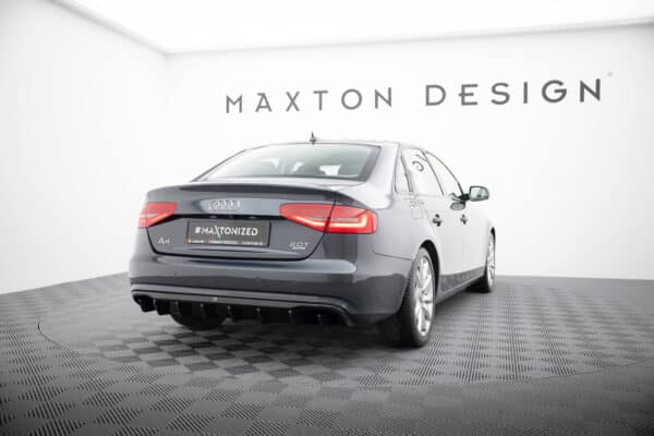 MAXTON DESIGN - Difúzor zadného nárazníka ,Audi A4 B8 Facelift, Čierny lesk – Obrázok 3