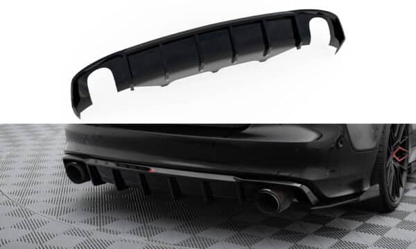 MAXTON DESIGN - Difúzor zadného nárazníka Audi A7 S-Line C7, Čierny lesk