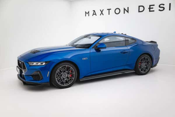 MAXTON DESIGN - Lišty pod bočné prahy Ford Mustang GT Mk7, Čierny lesk – Obrázok 2