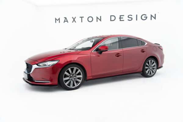 MAXTON DESIGN - Lišty pod bočné prahy Mazda 6 Sedan Mk3 Facelift, Čierny lesk – Obrázok 2