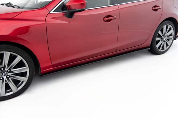 MAXTON DESIGN - Lišty pod bočné prahy Mazda 6 Sedan Mk3 Facelift, Čierny lesk – Obrázok 6