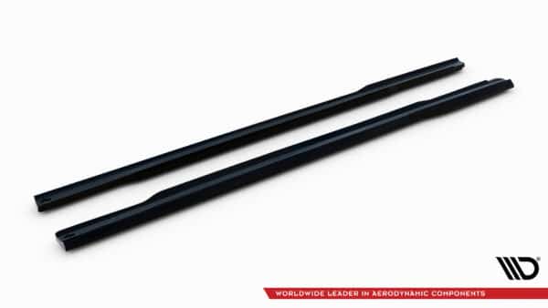 MAXTON DESIGN - Lišty pod bočné prahy Mercedes-Benz CLE AMG-Line C236, Čierny lesk – Obrázok 6