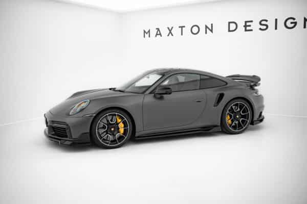 MAXTON DESIGN - Lišty pod bočné prahy Porsche 911 Turbo S Sport Package 992, Čierny lesk – Obrázok 2