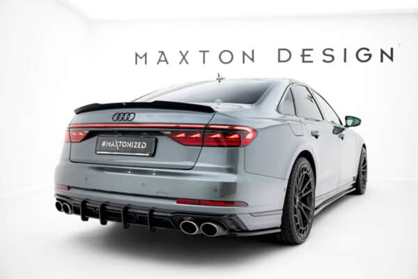 MAXTON DESIGN - Spoiler kufra Audi S8 / A8 S-Line D5 Facelift, Čierny lesk – Obrázok 6