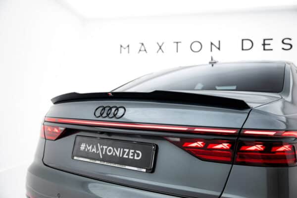 MAXTON DESIGN - Spoiler kufra Audi S8 / A8 S-Line D5 Facelift, Čierny lesk – Obrázok 5