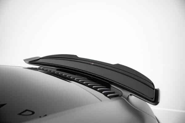 MAXTON DESIGN - Predlženie spoilera kufra Porsche 911 Turbo S Sport Package 992, Čierny lesk – Obrázok 6