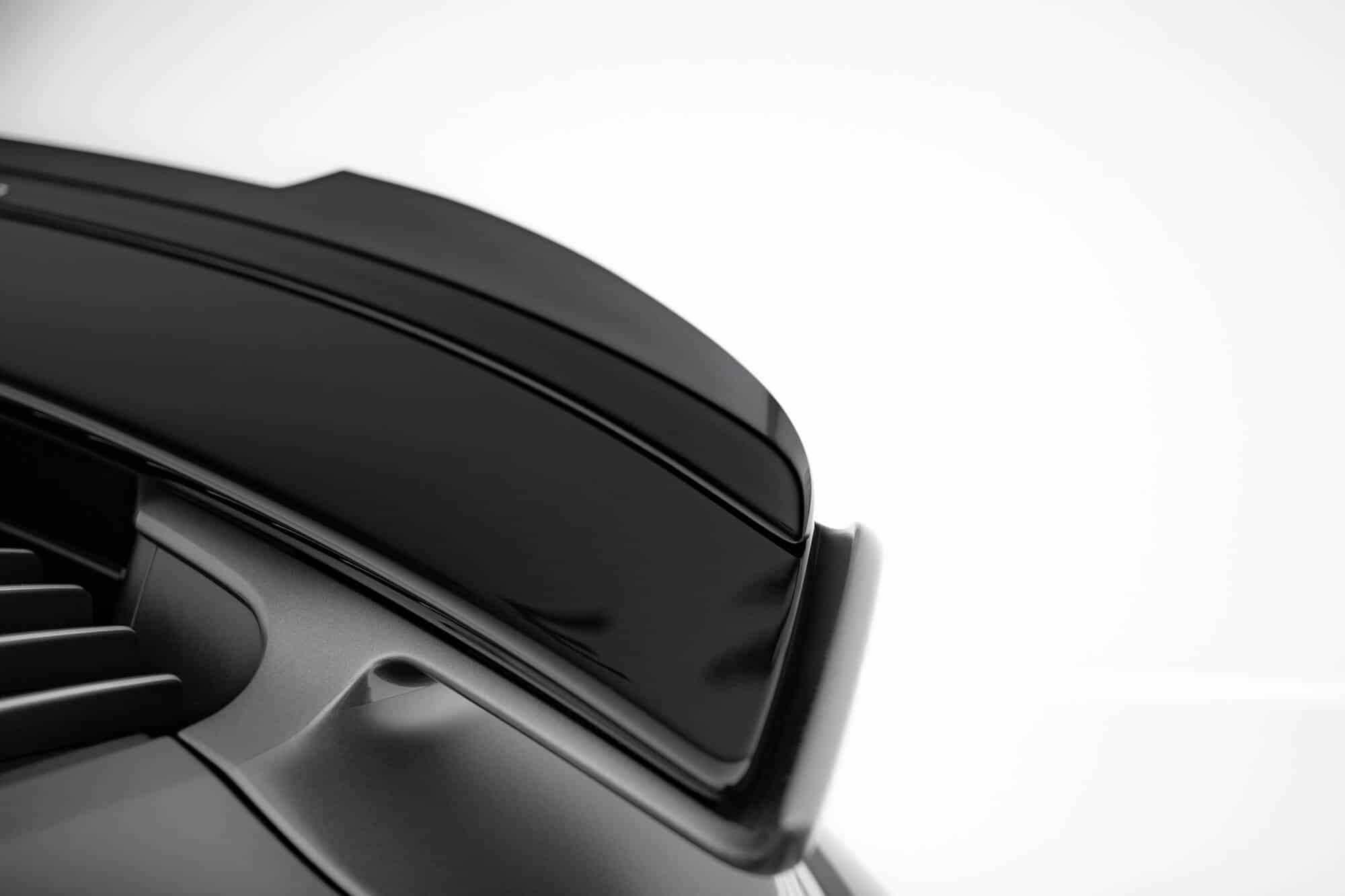 MAXTON DESIGN - Predlženie spoilera kufra Porsche 911 Turbo S Sport Package 992, Čierny lesk – Obrázok 5