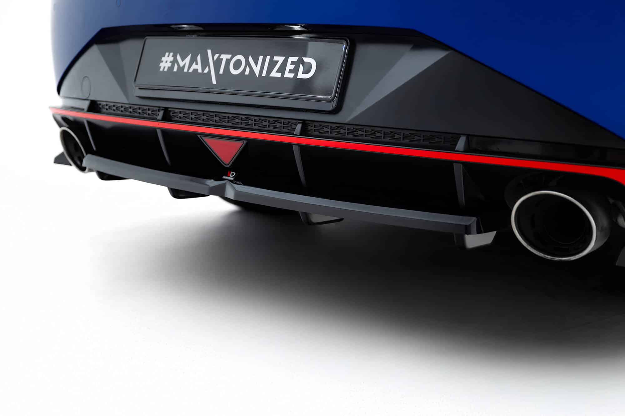 MAXTON DESIGN - Spojler pod zadný nárazník Hyundai Elantra N Mk7, Čierny lesk – Obrázok 6