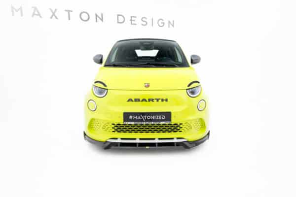 MAXTON DESIGN - Spoiler pod predný nárazník Abarth 500e, Čierny lesk – Obrázok 2
