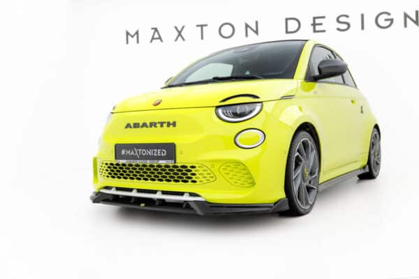MAXTON DESIGN - Spoiler pod predný nárazník Abarth 500e, Čierny lesk – Obrázok 5
