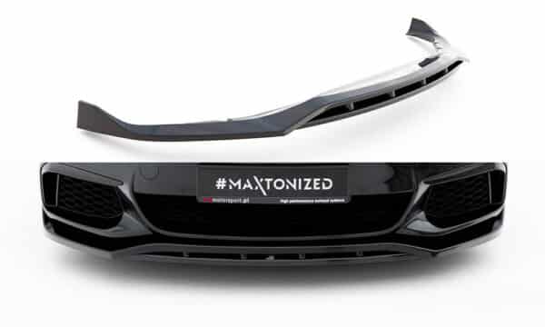 MAXTON DESIGN - Spoiler pod predný nárazník vhodné pre BMW M550i Sedan G30 ,Čierny lesk