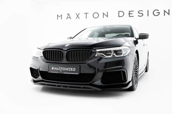 MAXTON DESIGN - Spoiler pod predný nárazník vhodné pre BMW M550i Sedan G30 ,Čierny lesk – Obrázok 4