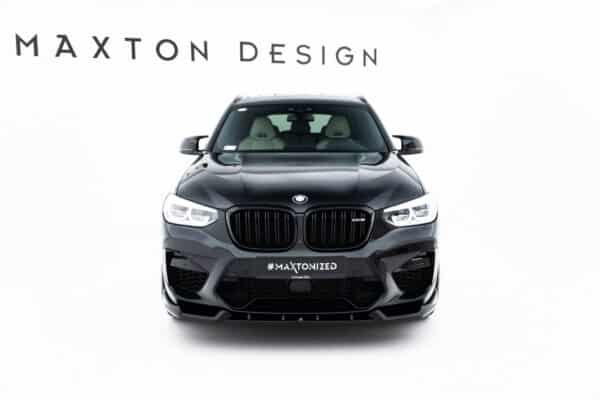 MAXTON DESIGN - Spojler pod predný nárazník vhodné pre BMW X3 M F97, Čierny lesk – Obrázok 2