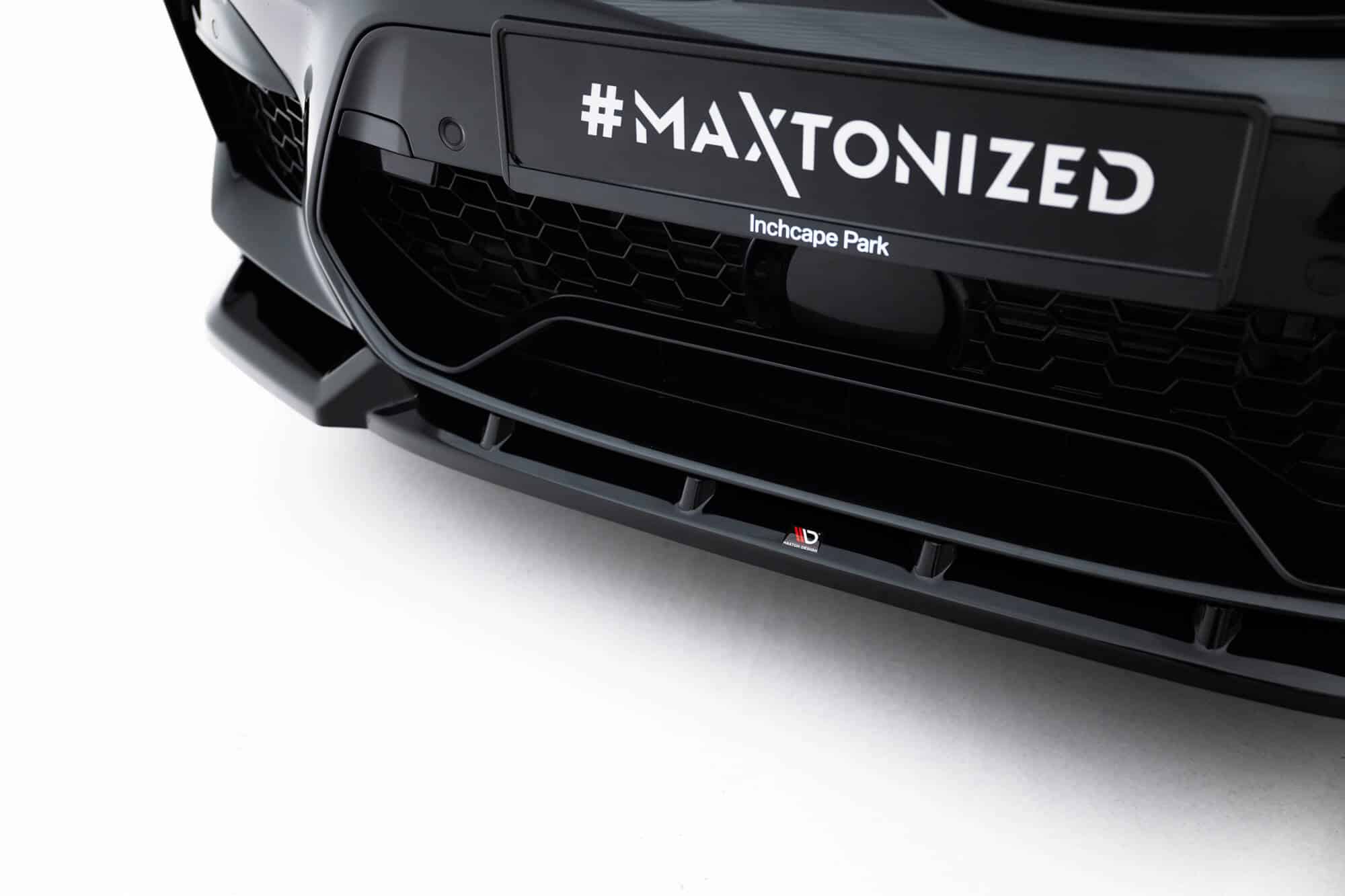 MAXTON DESIGN - Spojler pod predný nárazník vhodné pre BMW X3 M F97, Čierny lesk – Obrázok 5