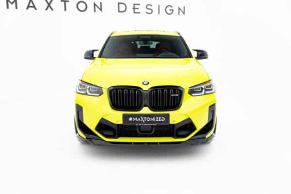 MAXTON DESIGN - Spoiler pod predný nárazník vhodné pre BMW X4M F98 Facelift, Čierny lesk – Obrázok 2