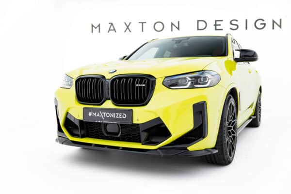 MAXTON DESIGN - Spoiler pod predný nárazník vhodné pre BMW X4M F98 Facelift, Čierny lesk – Obrázok 6