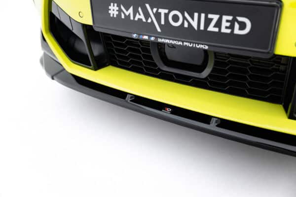 MAXTON DESIGN - Spoiler pod predný nárazník vhodné pre BMW X4M F98 Facelift, Čierny lesk – Obrázok 5