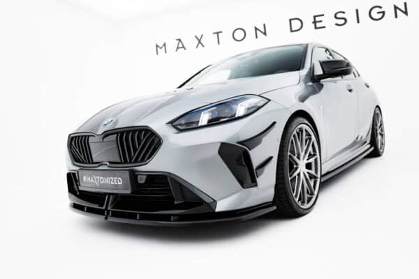MAXTON DESIGN - Spoiler pod predný nárazník V.1 vhodné pre BMW M135i/M-Pack F70 ,Čierny lesk – Obrázok 2