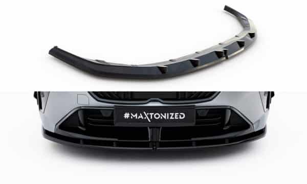 MAXTON DESIGN - Spoiler pod predný nárazník V.1 vhodné pre BMW M135i/M-Pack F70 ,Čierny lesk
