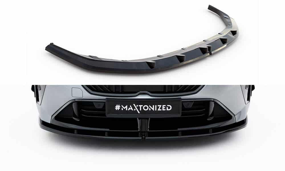 MAXTON DESIGN - Spoiler pod predný nárazník V.1 vhodné pre BMW M135i/M-Pack F70 ,Čierny lesk
