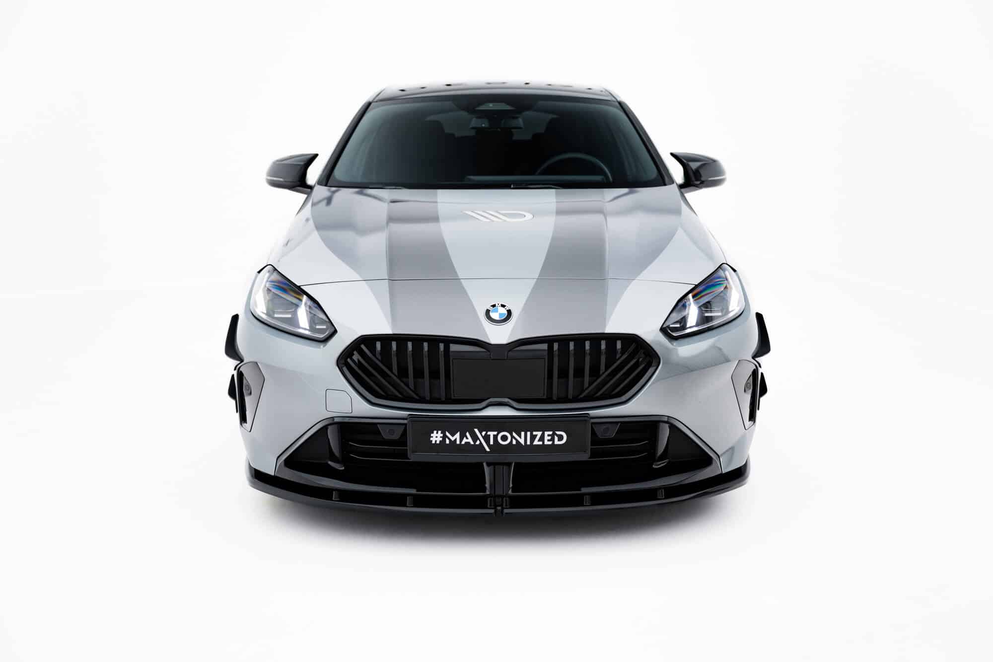 MAXTON DESIGN - Spoiler pod predný nárazník V.1 vhodné pre BMW M135i/M-Pack F70 ,Čierny lesk – Obrázok 6