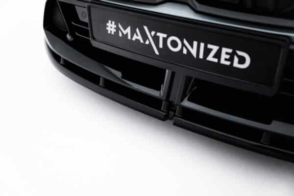 MAXTON DESIGN - Spoiler pod predný nárazník V.1 vhodné pre BMW M135i/M-Pack F70 ,Čierny lesk – Obrázok 5