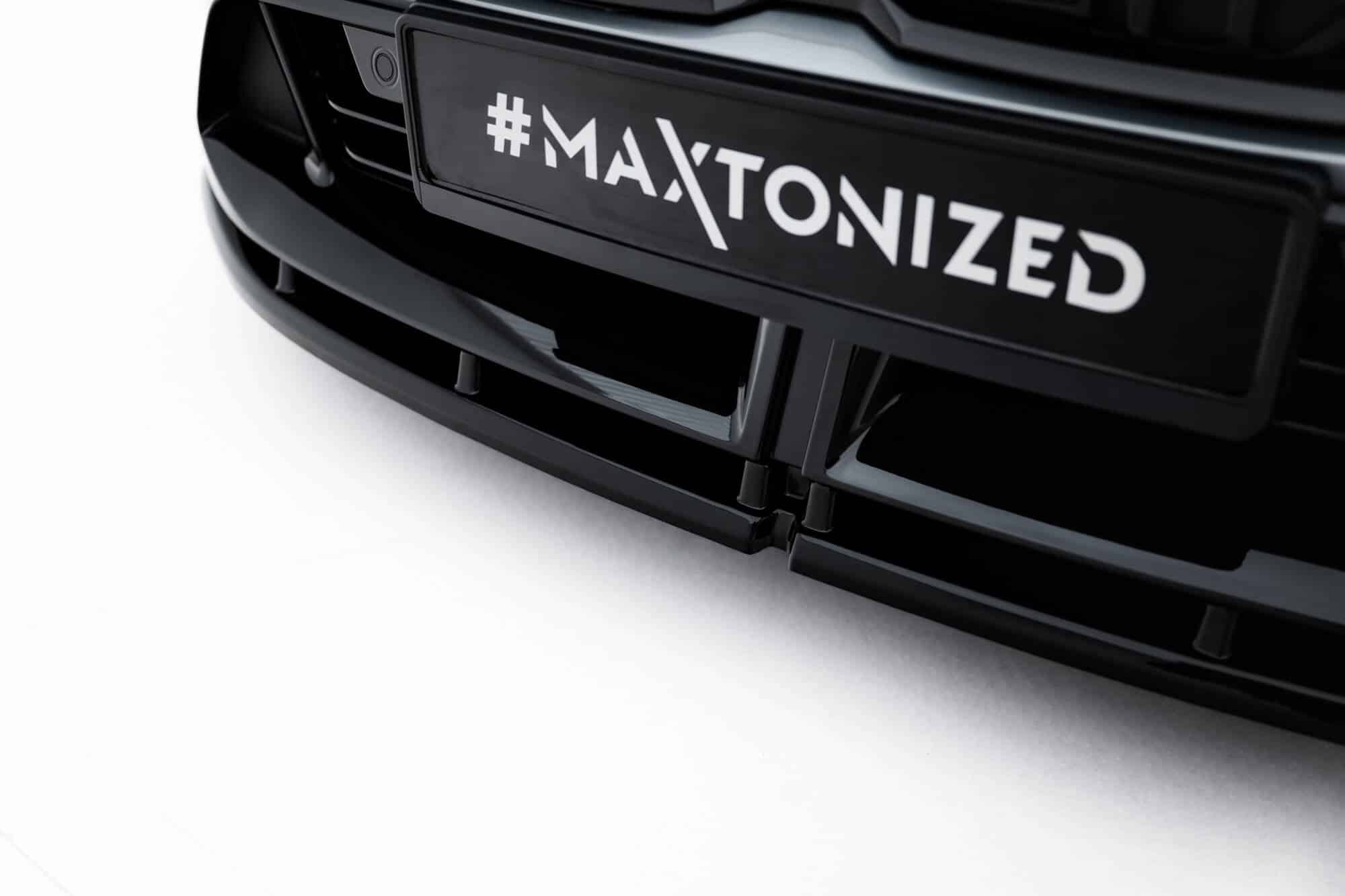 MAXTON DESIGN - Spoiler pod predný nárazník V.1 vhodné pre BMW M135i/M-Pack F70 ,Čierny lesk – Obrázok 5