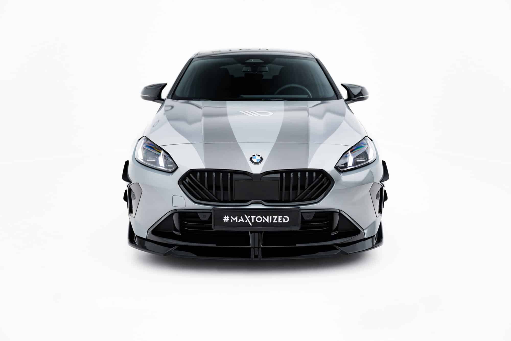 MAXTON DESIGN - Spoiler pod predný nárazník V.2 vhodné pre BMW M135i/M-Pack F70 ,Čierny lesk – Obrázok 6