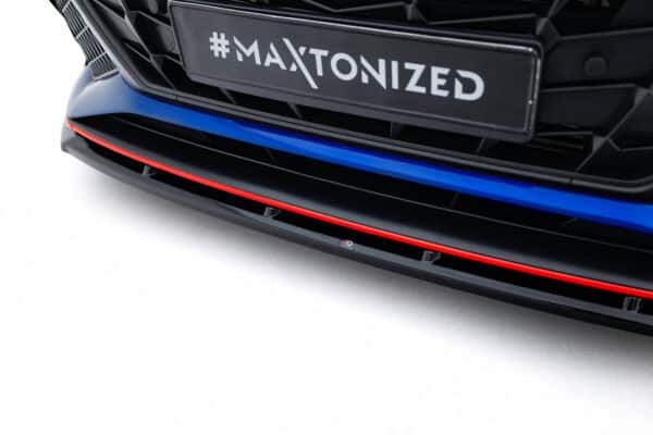 MAXTON DESIGN - Spoiler pod predný nárazník V.2 Hyundai Elantra N Mk7, Čierny lesk – Obrázok 6