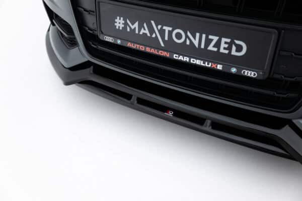 MAXTON DESIGN - Spoiler pod predný nárazník V.3 Audi A6 / A6 C7 S-line/ S6 C7 Facelift, Čierny lesk – Obrázok 5