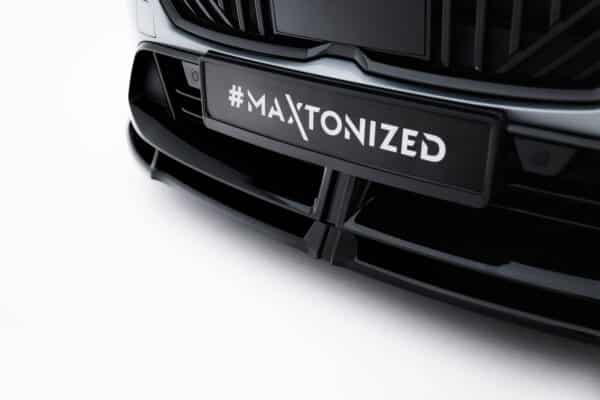 MAXTON DESIGN - Spoiler pod predný nárazník V.3 vhodné pre BMW M135i/M-PackF70 ,Čierny lesk – Obrázok 2