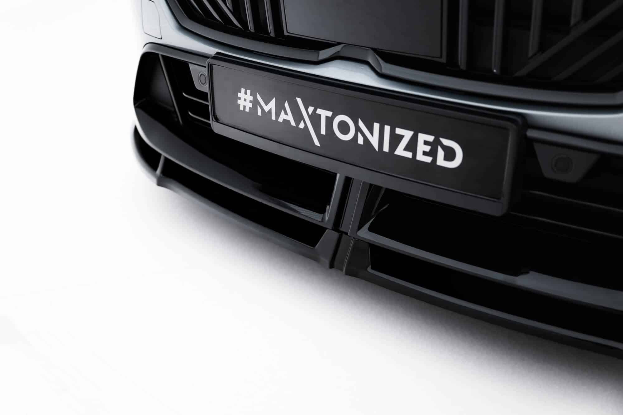 MAXTON DESIGN - Spoiler pod predný nárazník V.3 vhodné pre BMW M135i/M-PackF70 ,Čierny lesk – Obrázok 2