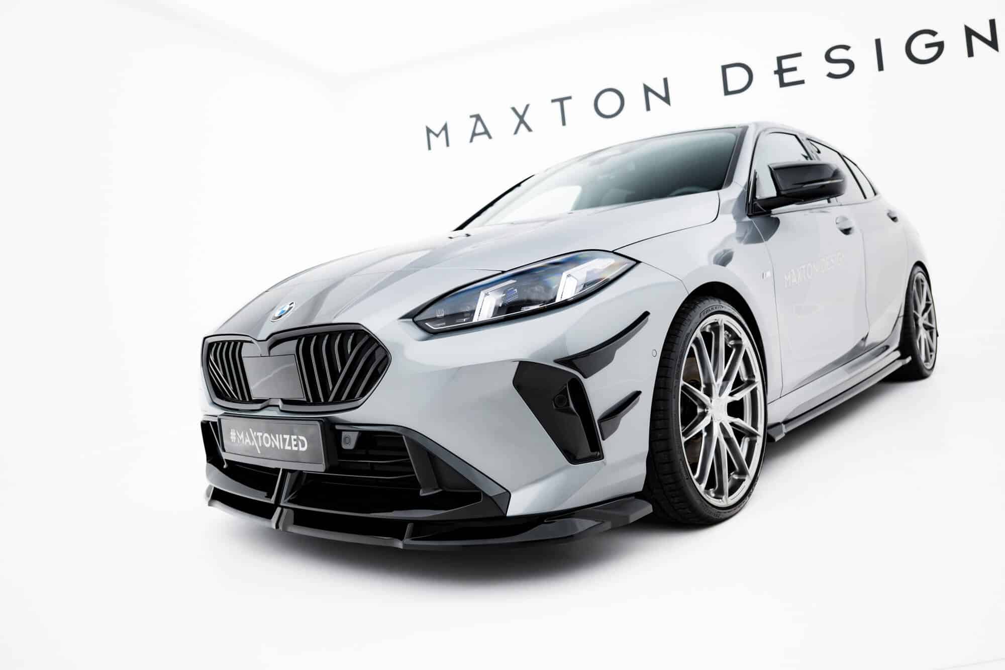 MAXTON DESIGN - Spoiler pod predný nárazník V.3 vhodné pre BMW M135i/M-PackF70 ,Čierny lesk – Obrázok 6